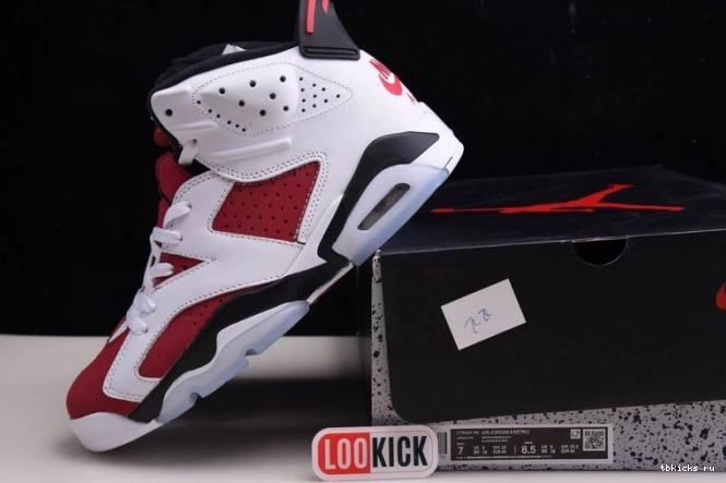Reps TB JORDAN AIR 6 2021 CT8529-106 RETRO 'CARMINE' 0717